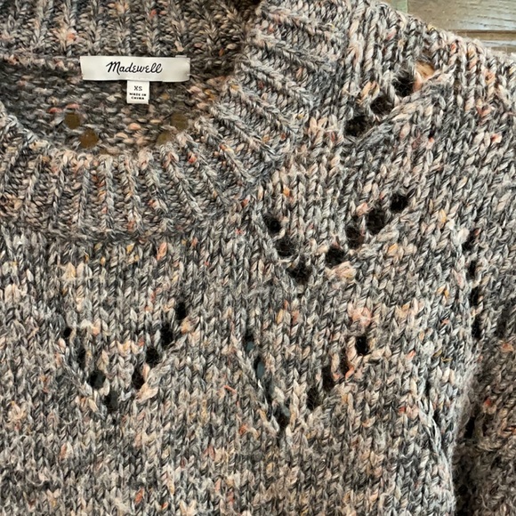 Madewell Knit Cutout Sweater - Picture 2 of 4